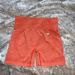 Gymshark Vital Seamless Shorts - Orange Marl